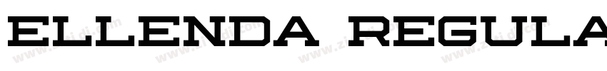 Ellenda Regular字体转换 Ellenda Regular字体转换